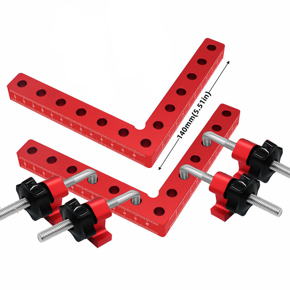 90 Degree Positioning Squares | Right Angle Corner Clamps Woodworking Clamping Square Kit for Cabinets & Drawers