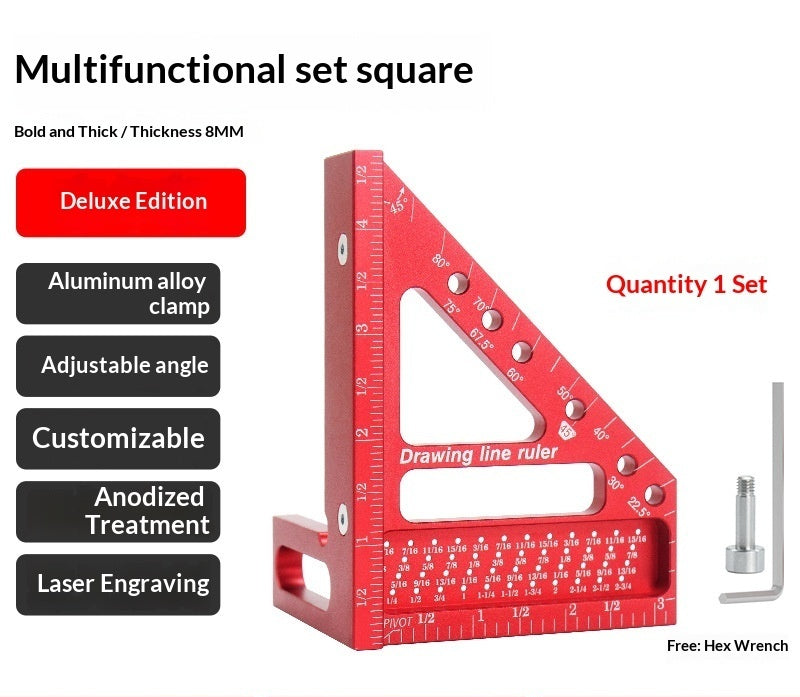 3D Multi-Purpose Carpenter's Square