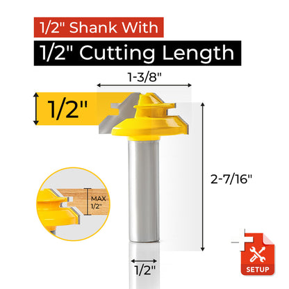 Precision  Lock Miter Bit