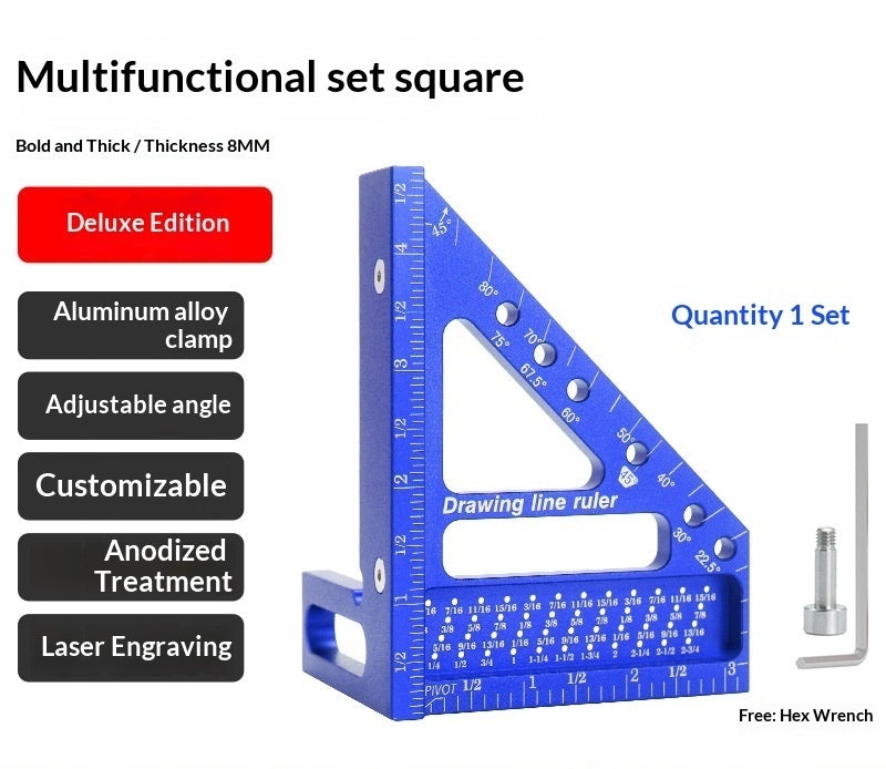 3D Multi-Purpose Carpenter's Square