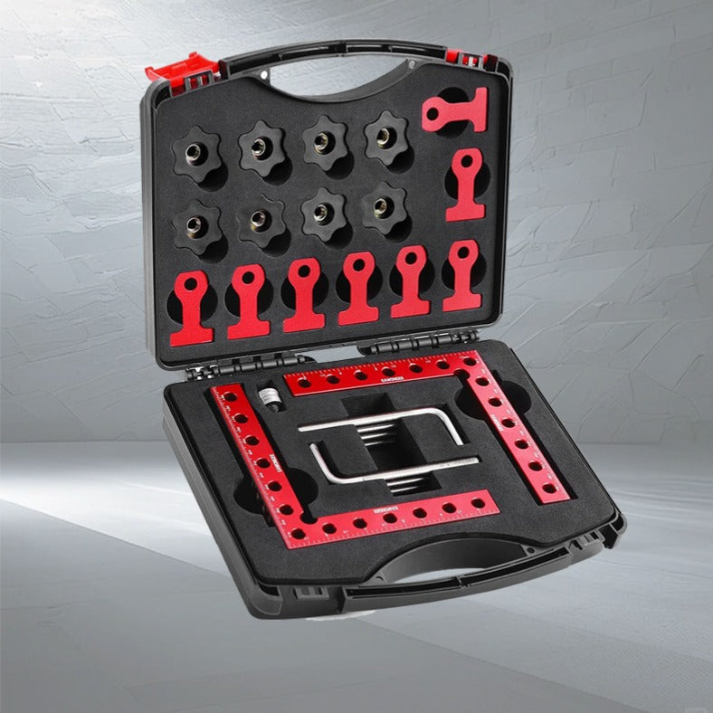 90 Degree Positioning Squares | Right Angle Corner Clamps Woodworking Clamping Square Kit for Cabinets & Drawers