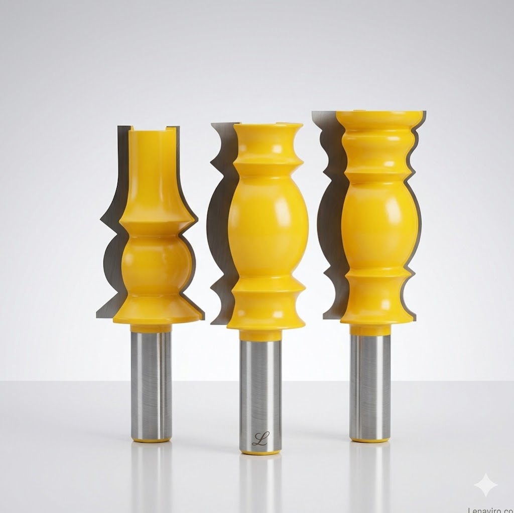 Lenaviro Architek Crown & Trim Router Bits - 1/2" Shank