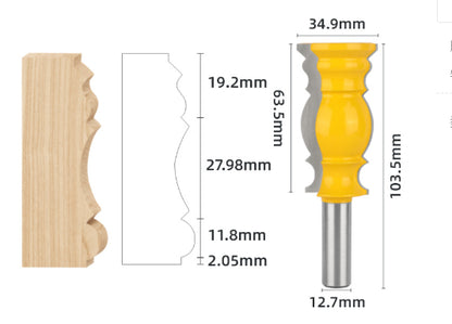 Lenaviro Architek Crown & Trim Router Bits - 1/2" Shank