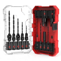 Pro-Precision 15pc Countersink & Wood Plug Cutter Set