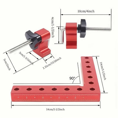 Precision Aluminum 90-Degree Corner Square