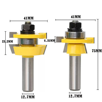 Rail and Stile Shaker Cutter Router Bit Set