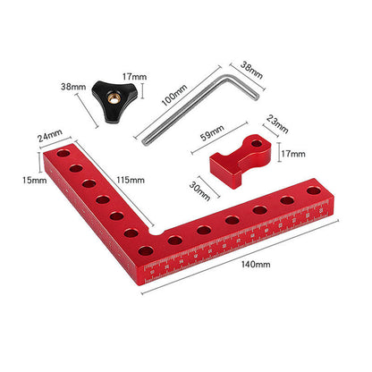 Precision Aluminum 90-Degree Corner Square