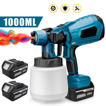 Cordless Paint Sprayer Handheld Airless Spray Paint Gun