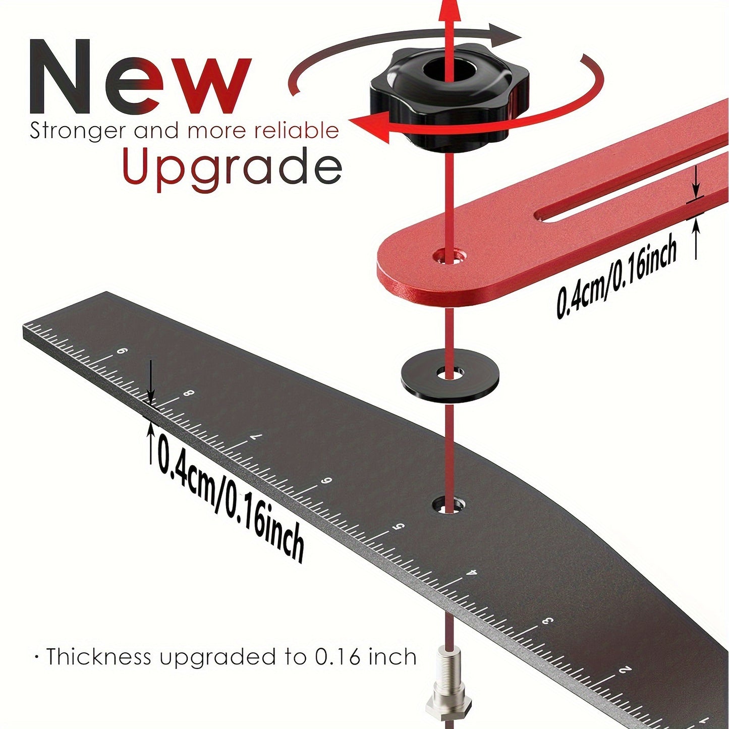 Stair Tread Template Tool & Measuring Jig – Adjustable Metal Stair Gauge