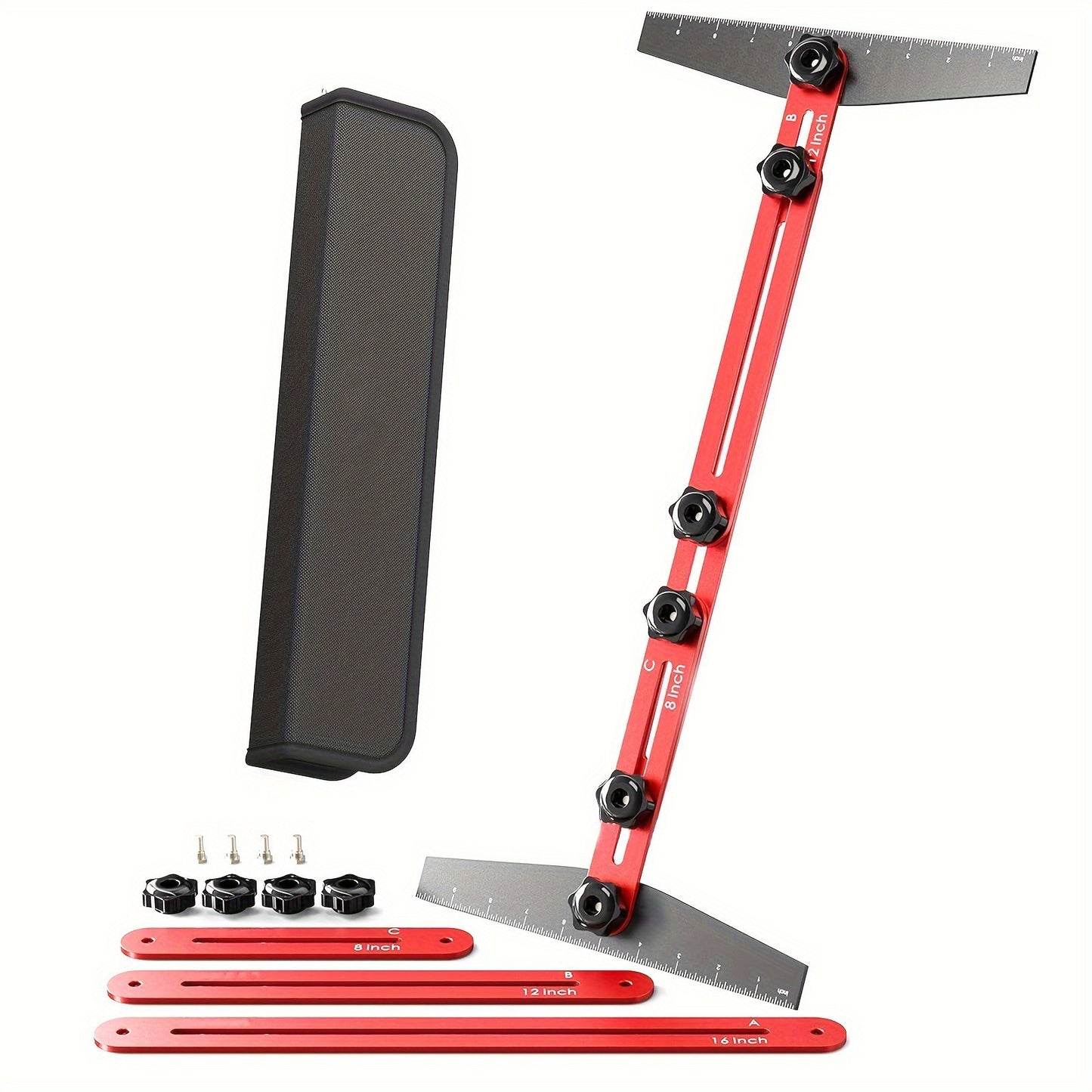 Stair Tread Template Tool & Measuring Jig – Adjustable Metal Stair Gauge