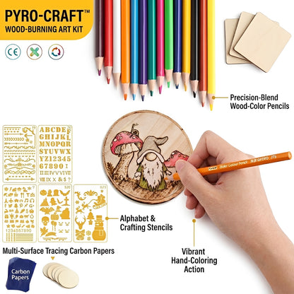 99-Pcs Wood Burning Pen & Soldering Iron Kit – Professional Wood Burner Pyrography Pen & Wood Scorching Pen Set