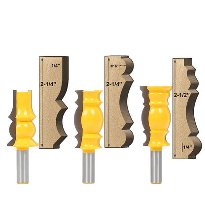 Lenaviro Architek Crown & Trim Router Bits - 1/2" Shank